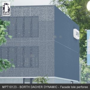 MPT10123 BORTH DACHER DYNAMIC Facade tole perforee