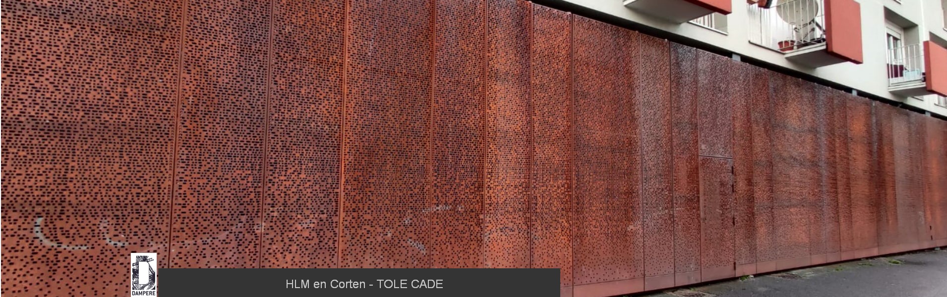 HLM en Corten TOLE CADE 3