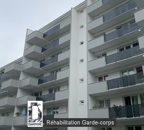 Rehabilitation Garde corps HLM MALLENE 1