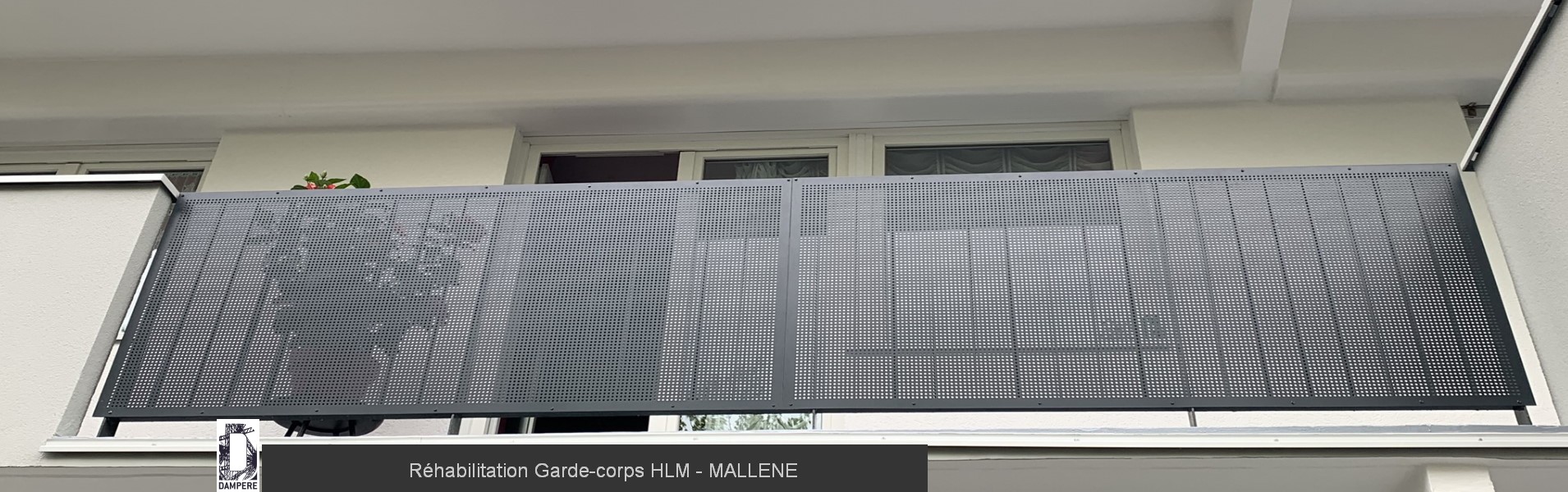Rehabilitation Garde corps HLM MALLENE 5