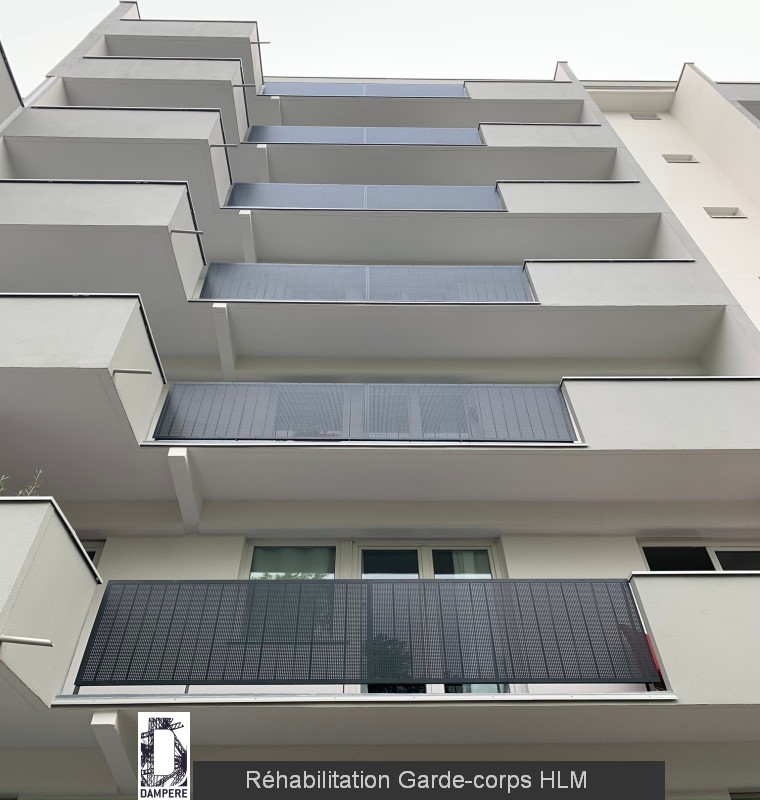 Rehabilitation Garde corps HLM MALLENE 6