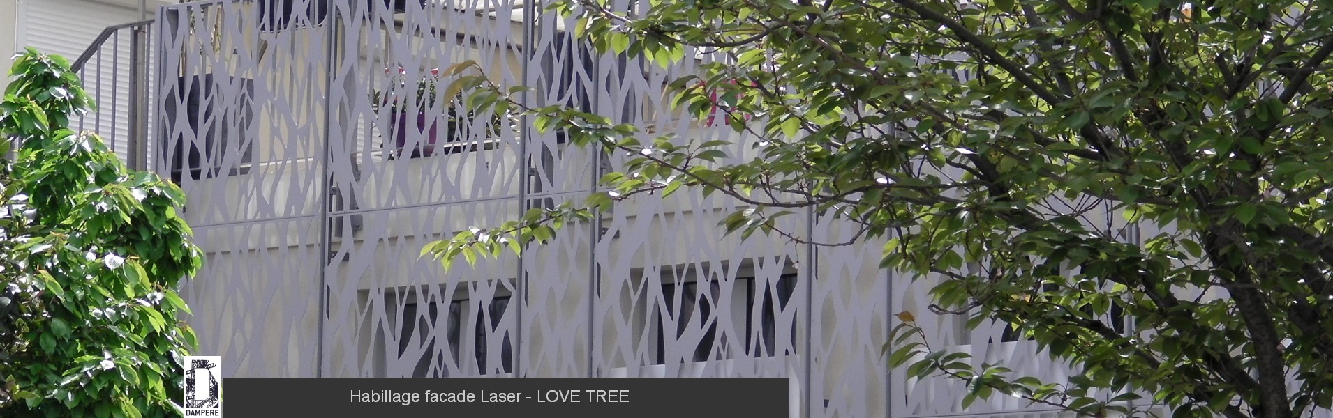 Habillage facade Laser LOVE TREE 4