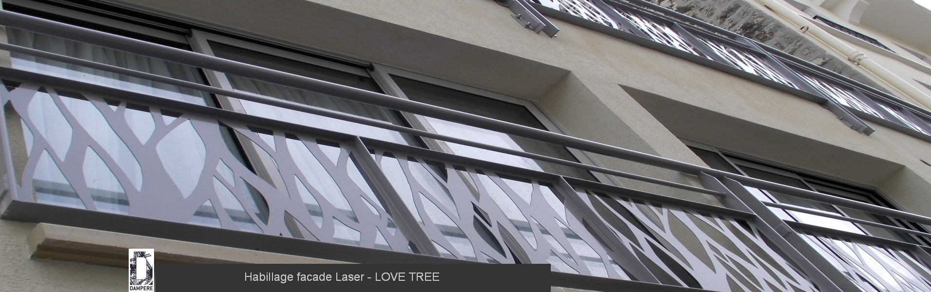 Habillage facade Laser LOVE TREE 5