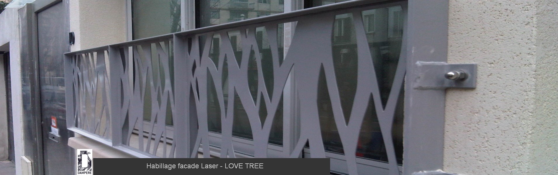 Habillage facade Laser LOVE TREE 9