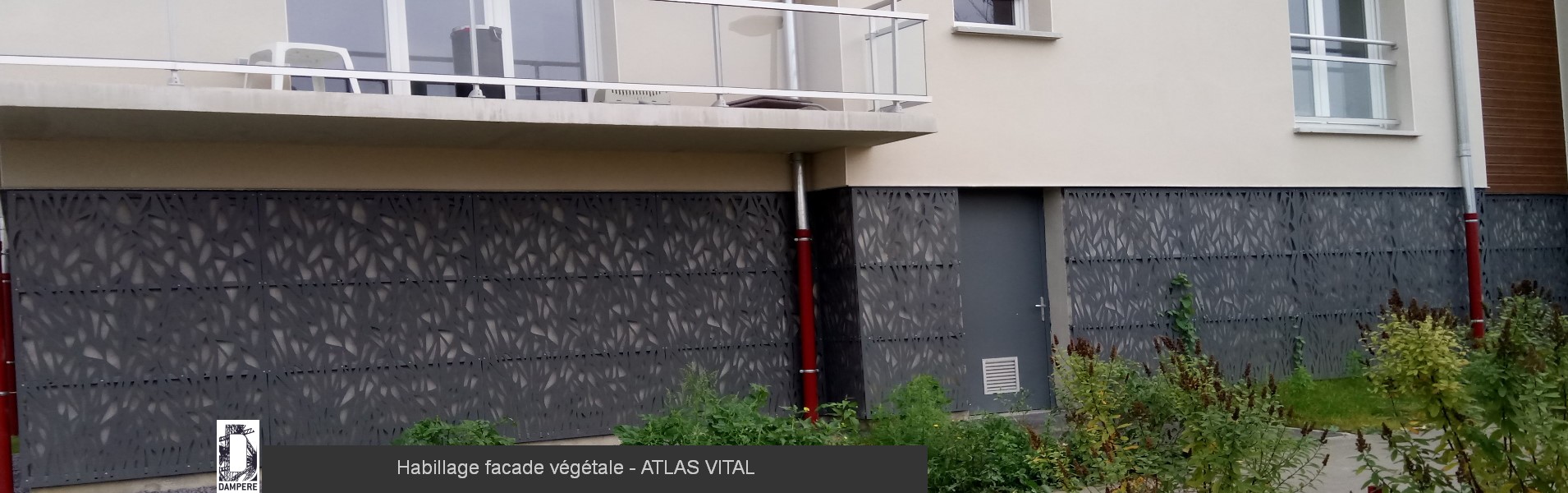 Habillage facade vegetale ATLAS VITAL 6
