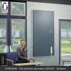 SPM20046 Tole perforee decorative OBEDAI Dampere