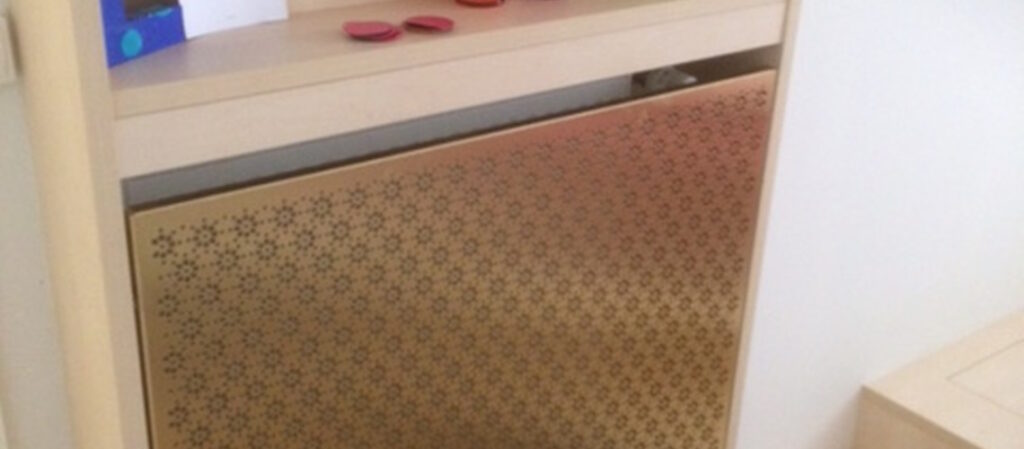 Grille Décorative En MDF 3mm Pour Cacher Un Radiateur - Motif M4 - Sur Mesure